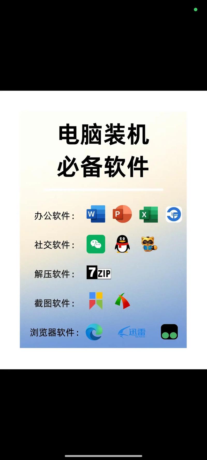 新電腦裝機(jī)必備 專(zhuān)業(yè)知識(shí)精準(zhǔn)推薦的辦公軟件清單